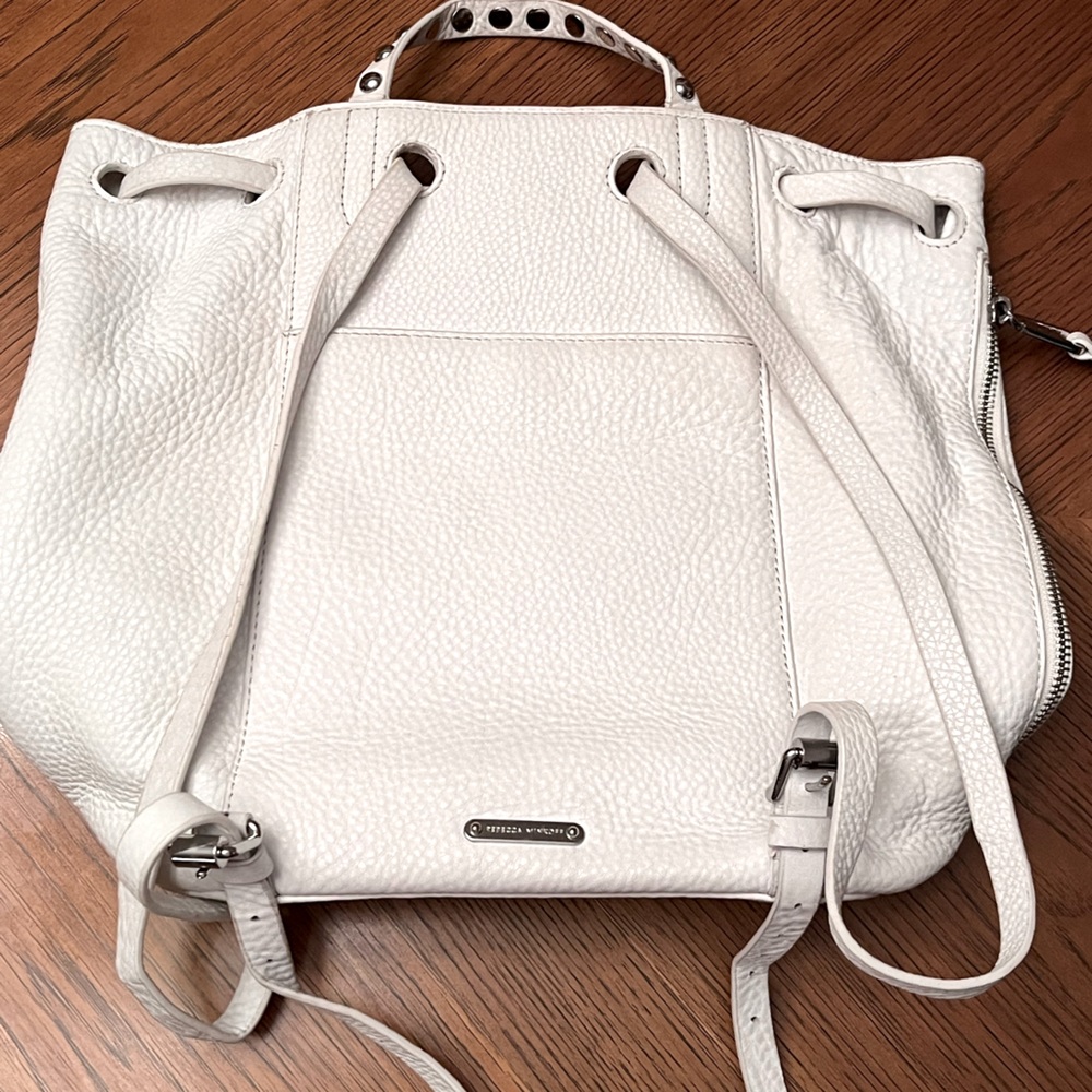 Rebecca Minkoff Blythe Backpack optic white